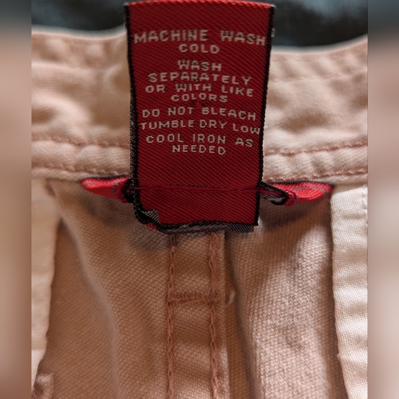 Sundance Cargo Capri Pants - Lot of 2 - Size 4 Heavy Cotton Gray and Pink - Picture 12 of 14